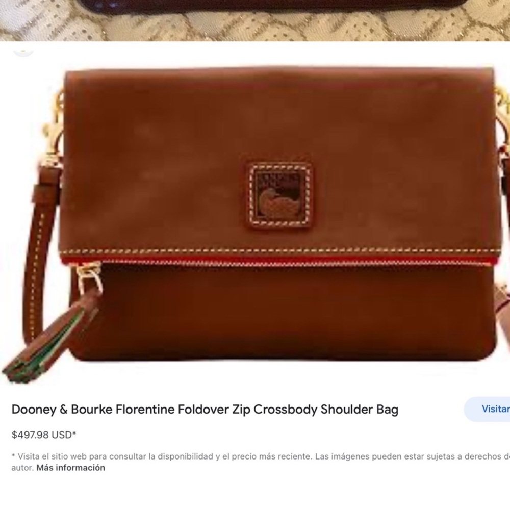 Dooney & Bourke Brown Florentine Crossbody Bag